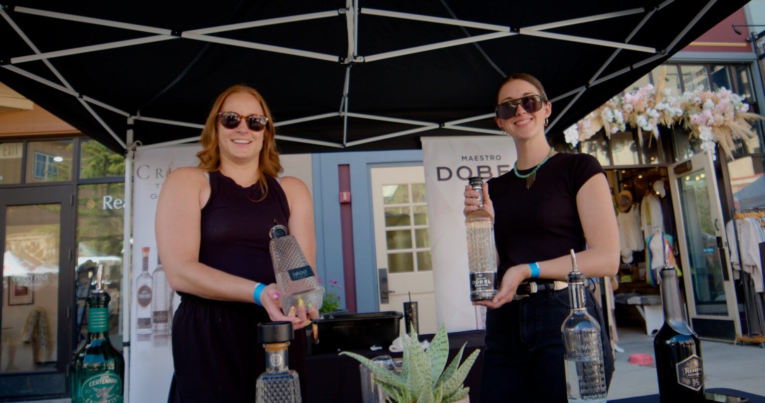 Tequila booth at the festival